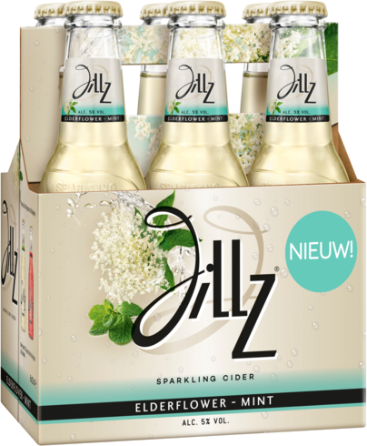 Jillz Elderflower-Mint 6 flesjes 